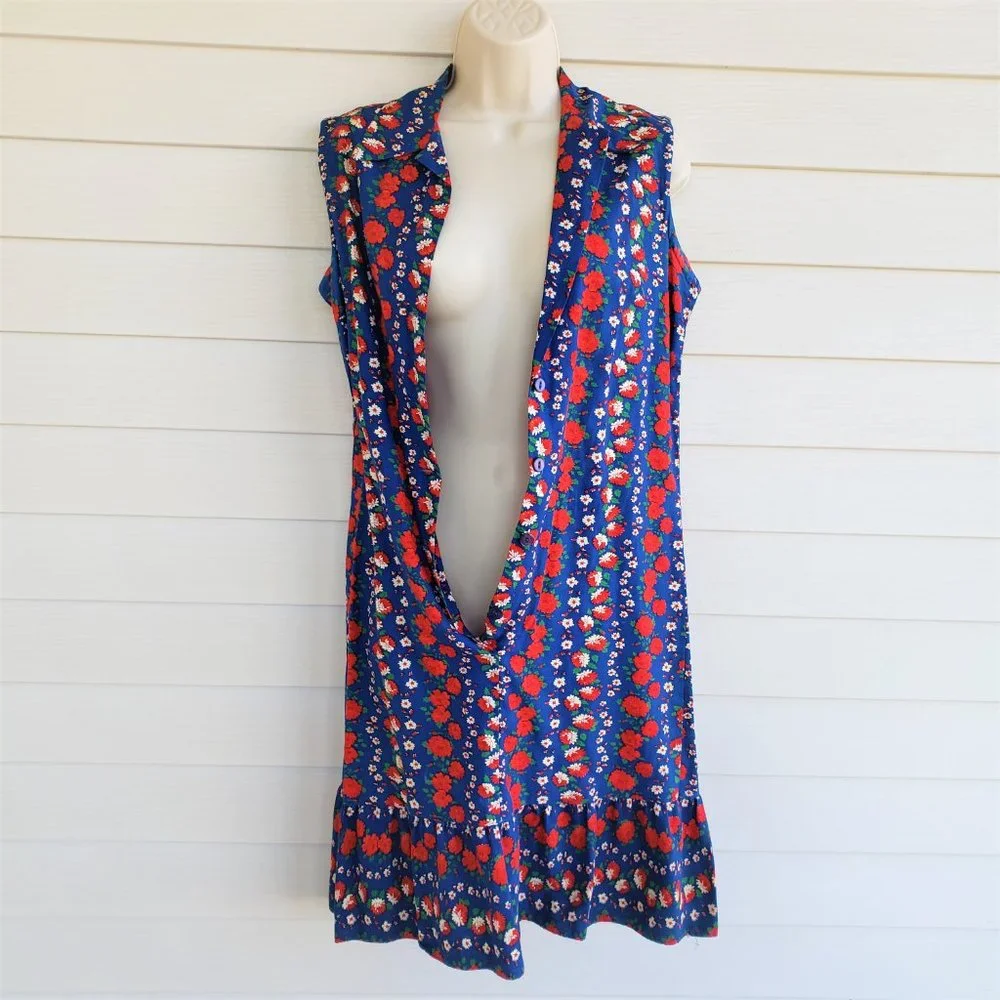 Vintage 60s cotton floral shift dress by Kay Whitner - Picture 6 of 7